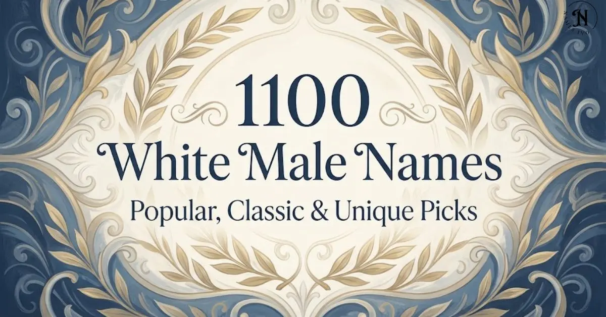 1100 White Male Names: Popular, Classic & Unique Picks