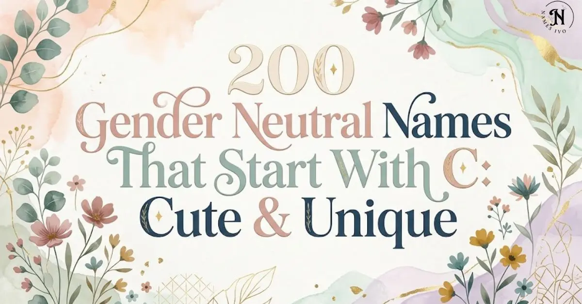 200 Gender Neutral Names That Start With C: Cute & Unique