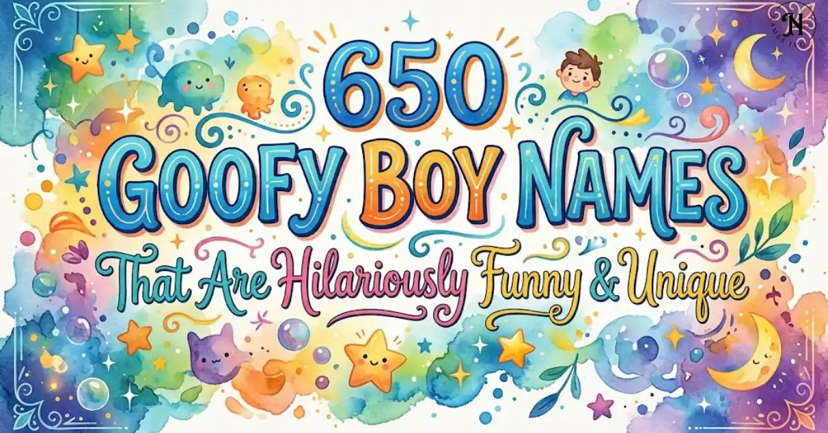 650 Goofy Boy Names That Are Hilariously Funny & Unique