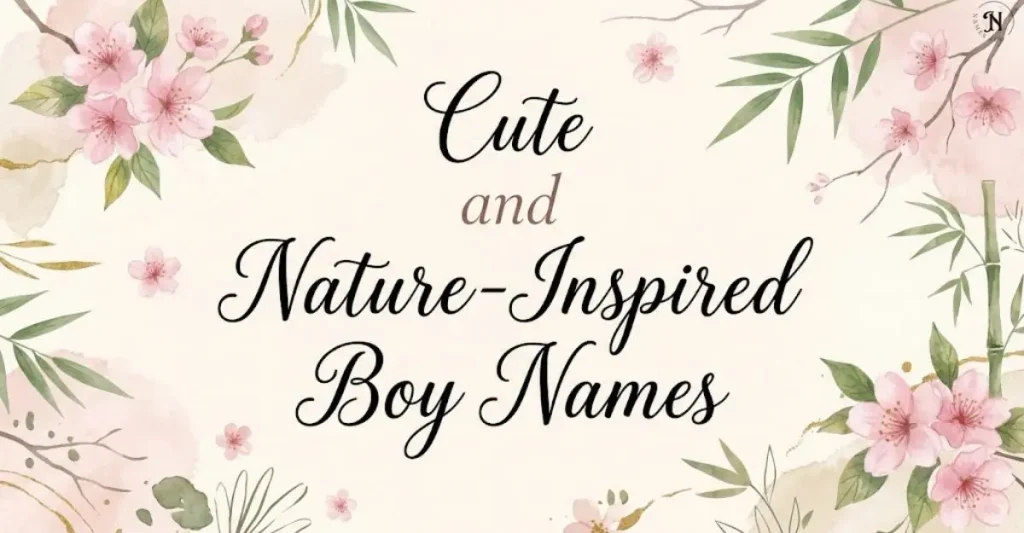 Cute and Nature-Inspired Japanese Boy Names