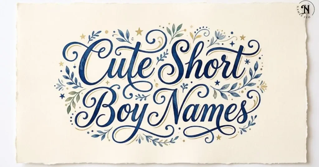 Cute Short Boy Names