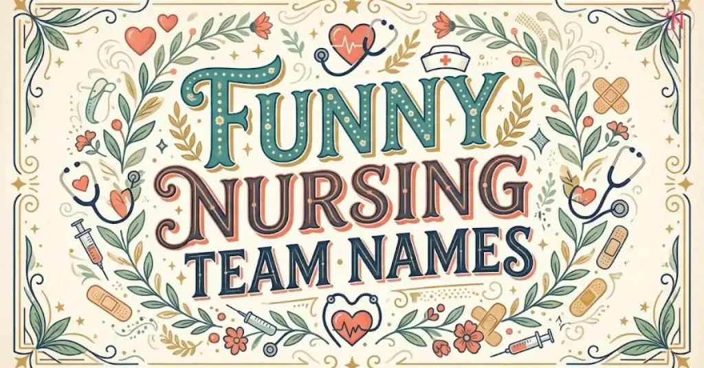 Funny nursing team names