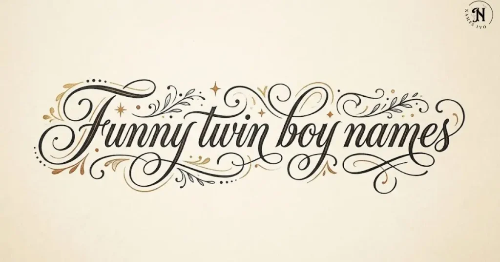 Funny twin boy names