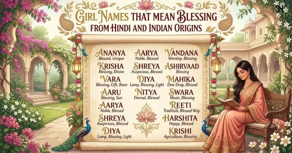 Girl Names That Mean Blessing From Hindi and Indian Origins
