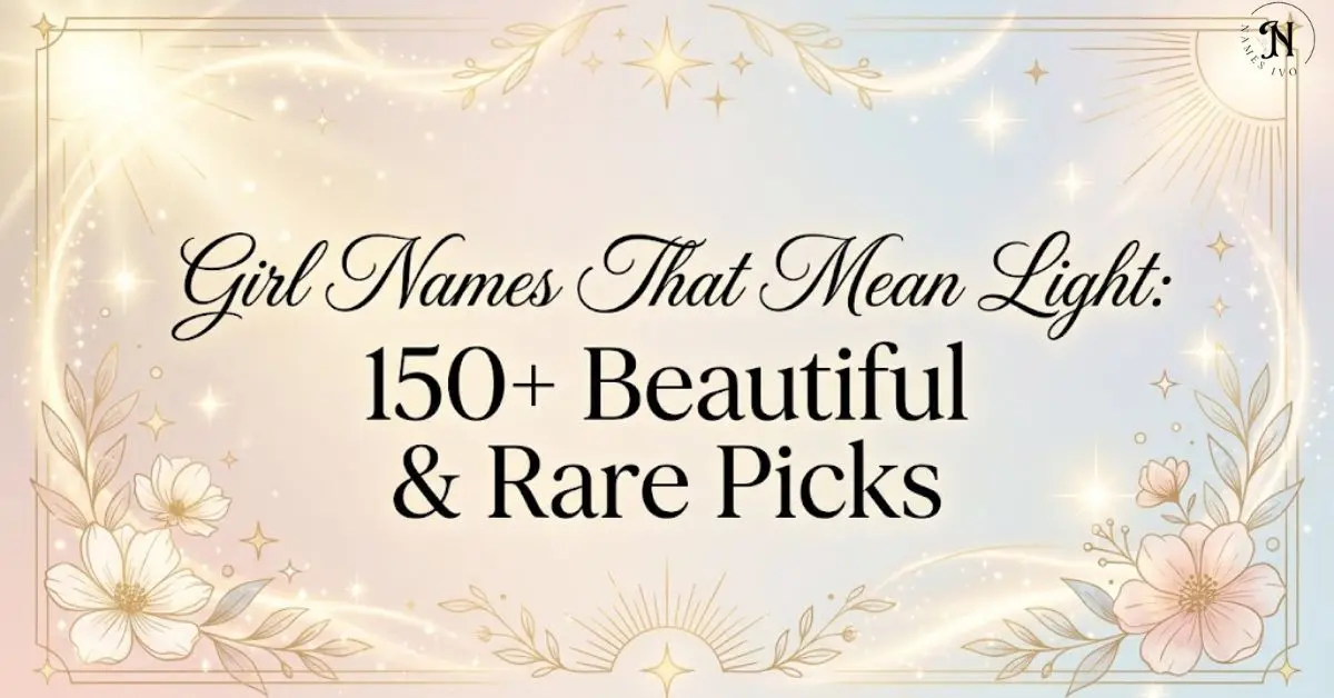 Girl Names That Mean Light: 150+ Beautiful & Rare Picks