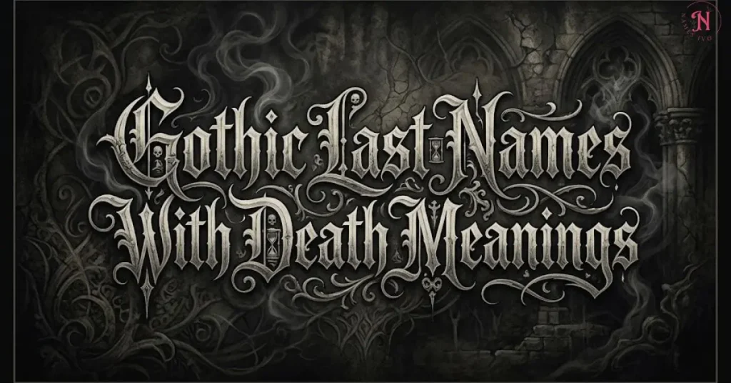 Gothic Last Names With Death Meanings