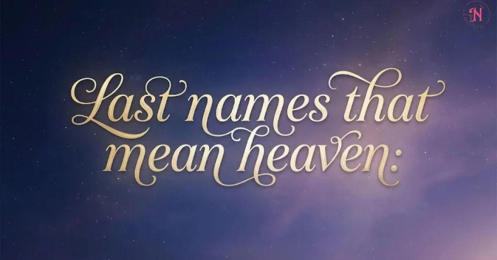Last names that mean heaven: