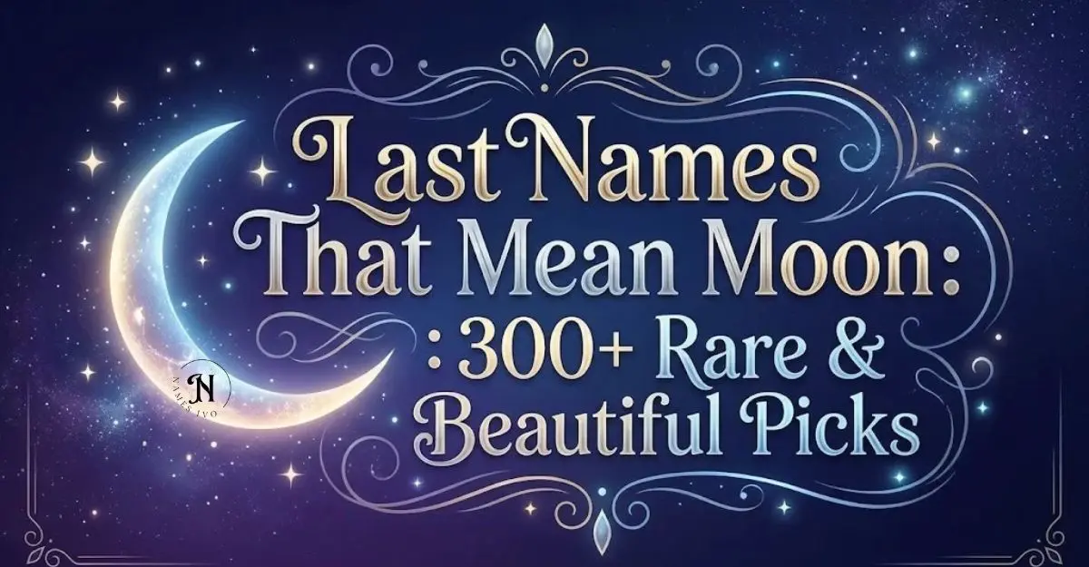 Last Names That Mean Moon: 300+ Rare & Beautiful Picks