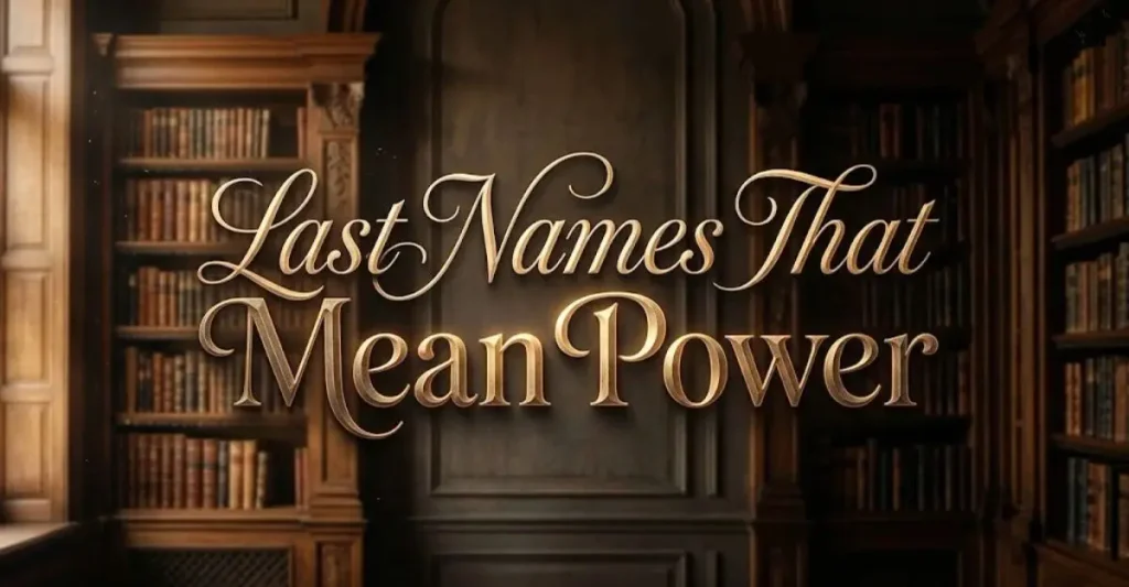 Last Names That Mean Power