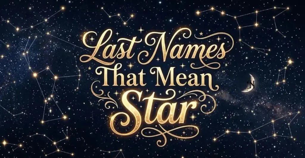 Last Names That Mean Star