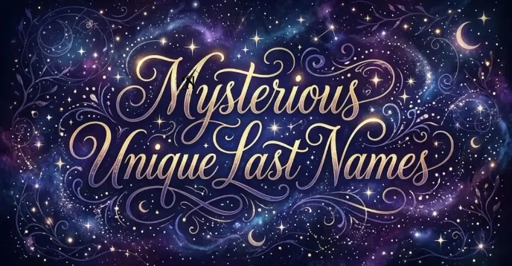 Mysterious Unique Last Names