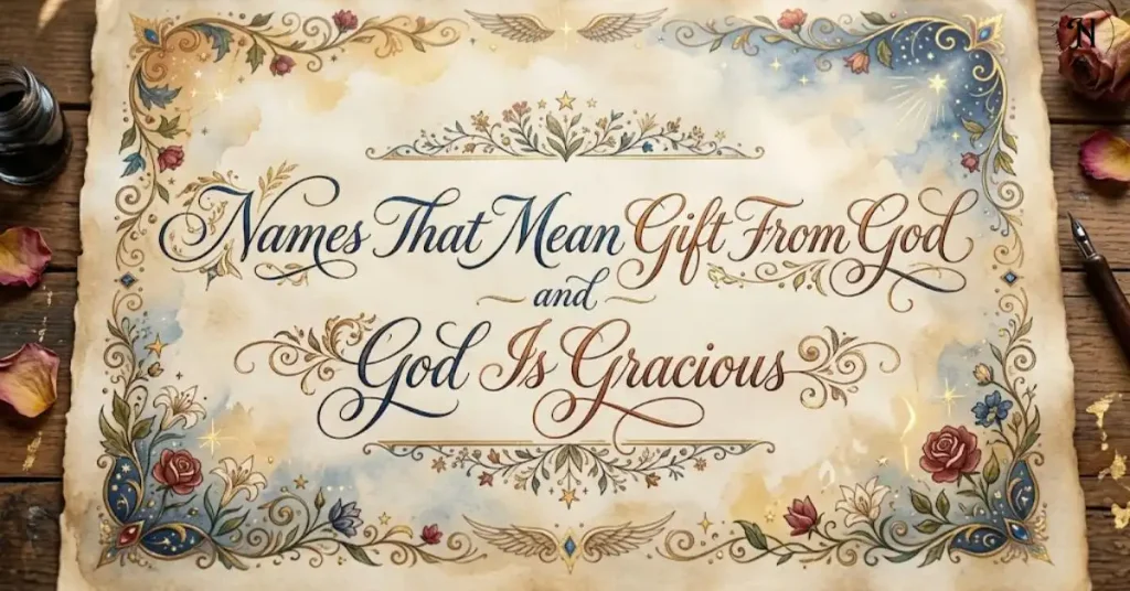 Names That Mean Gift From God and God Is Gracious