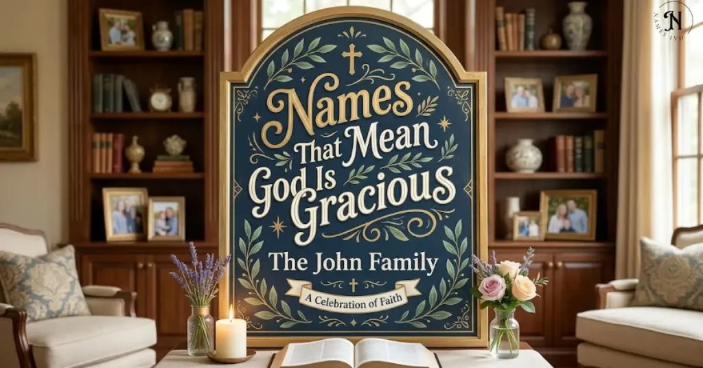 Names That Mean God Is Gracious: The John Family
