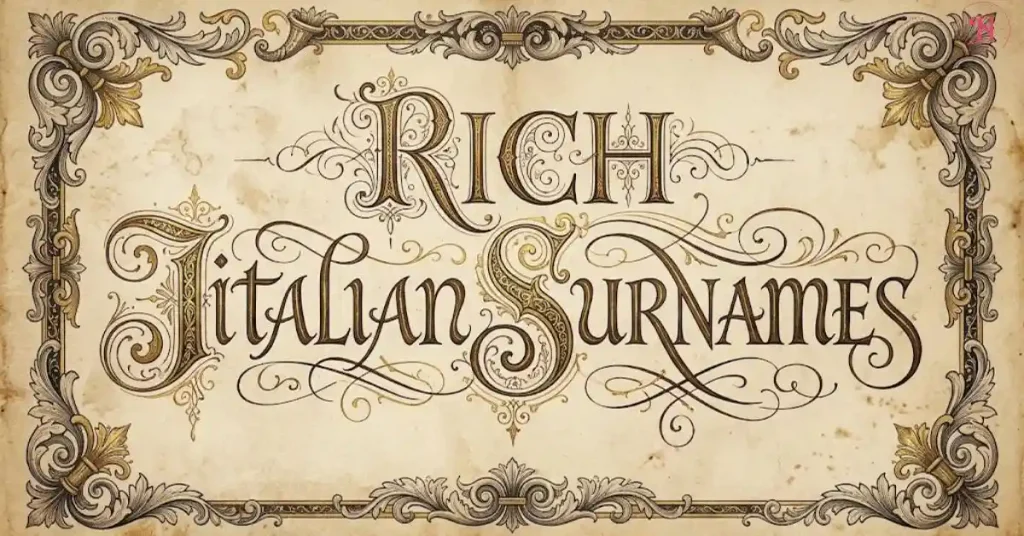 Rich Italian surnames