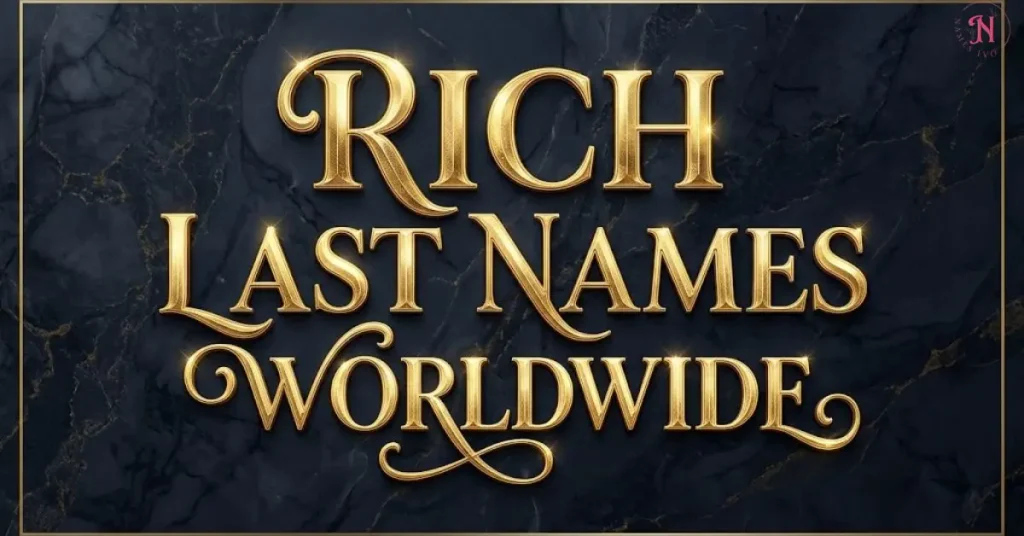 Rich Last Names Worldwide