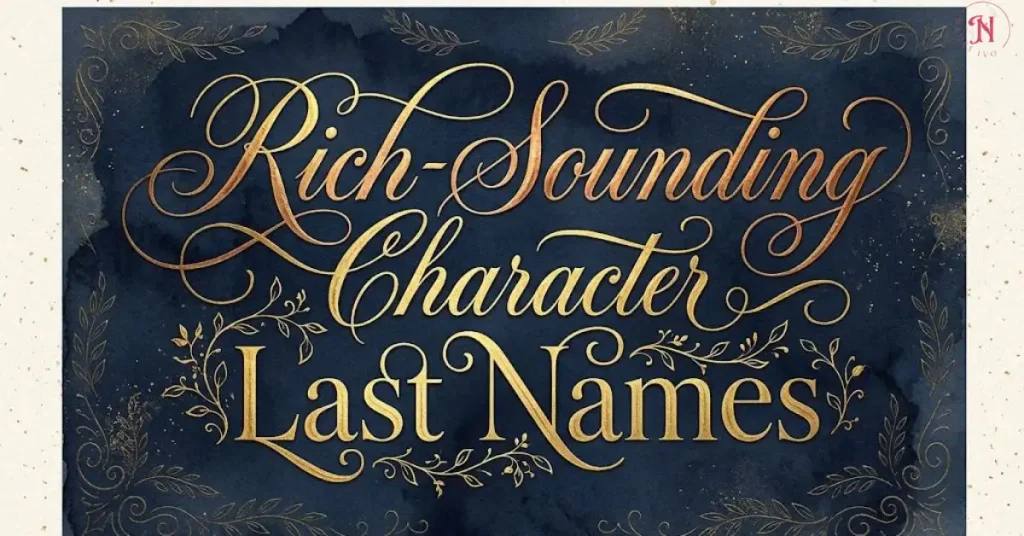 Rich-Sounding Character Last Names