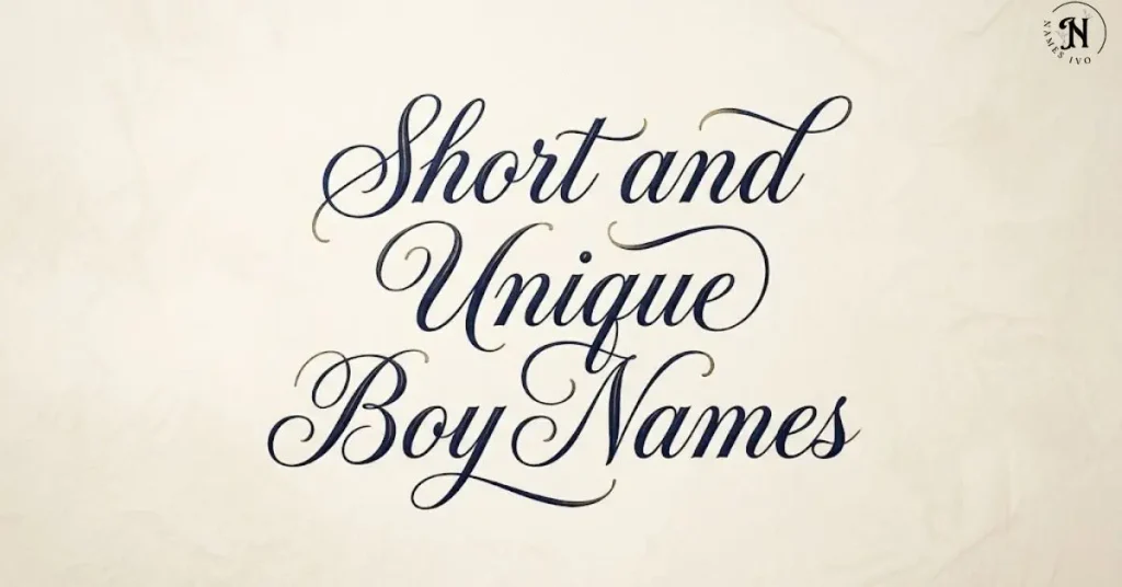 Short and Unique Boy Names