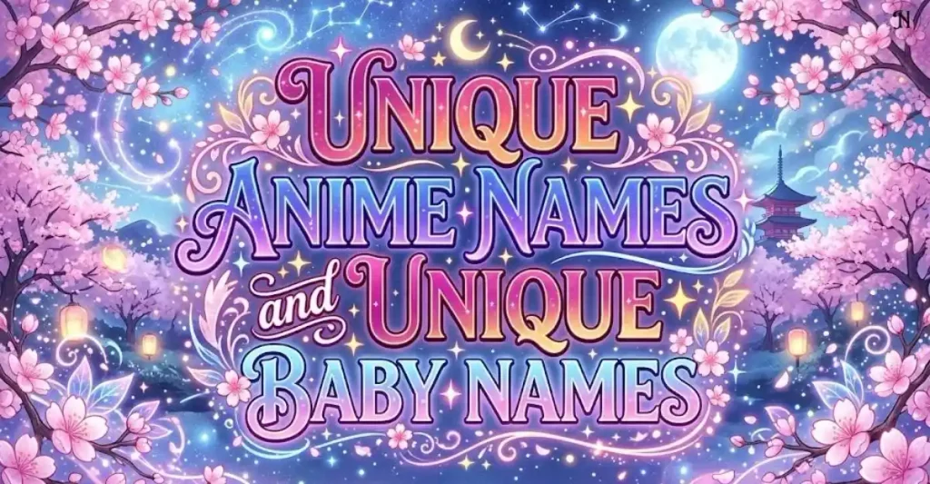 Unique Anime Names and Unique Baby Names