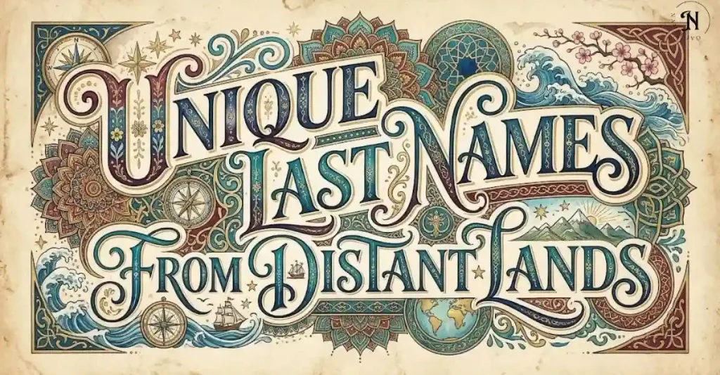 Unique Last Names From Distant Lands