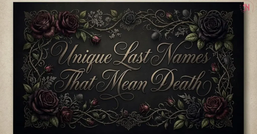 Unique Last Names That Mean Death