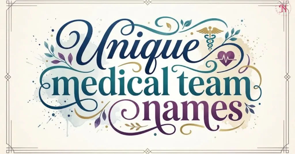 Unique medical team names