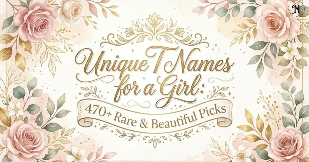 Unique T Names for a Girl: 470+ Rare & Beautiful Picks