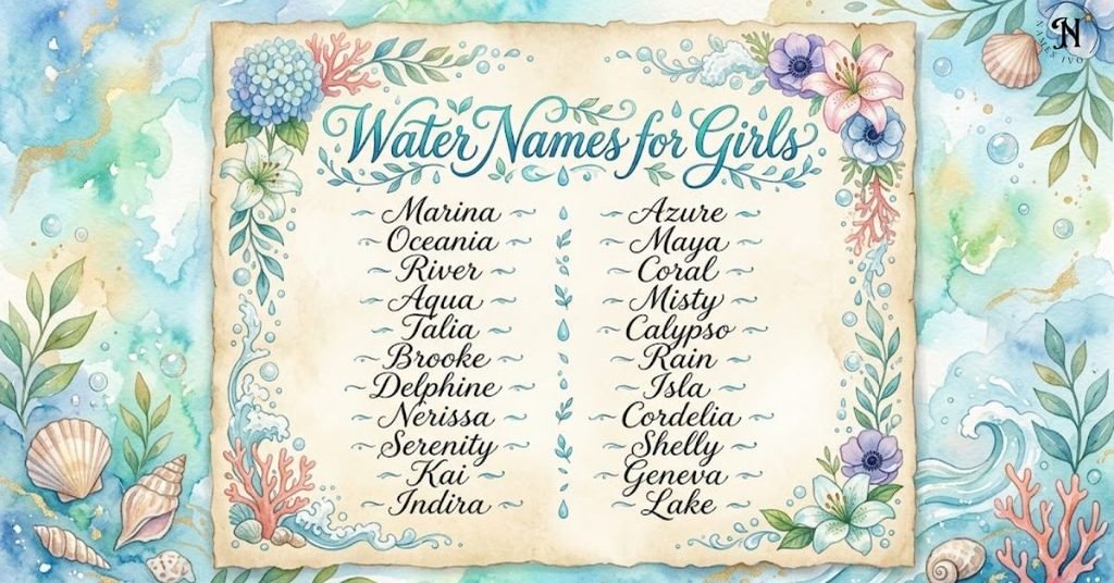 Water Names for Girls